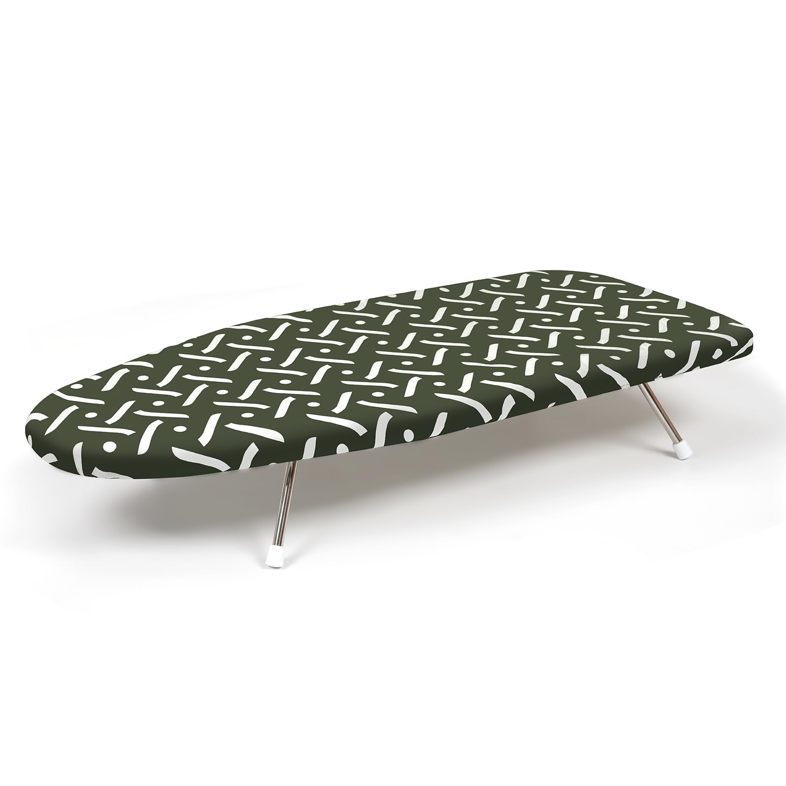 Slieton Tabletop Ironing Board 12"x29" – Portable Folding Ironing Board with Thick Felt Padding, Heat-Resistant Cover, Stainless Steel Legs, Compact & Space-Saving Design