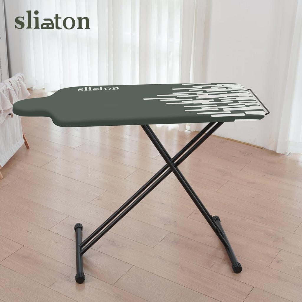 SLIETON Extra Large Ironing Board with Hang Rail and Iron Rest 64" L x 20" W x 38" H