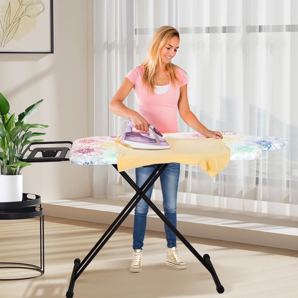 SLIETON Extra Large Ironing Board with Hang Rail and Iron Rest 64" L x 20" W x 38" H